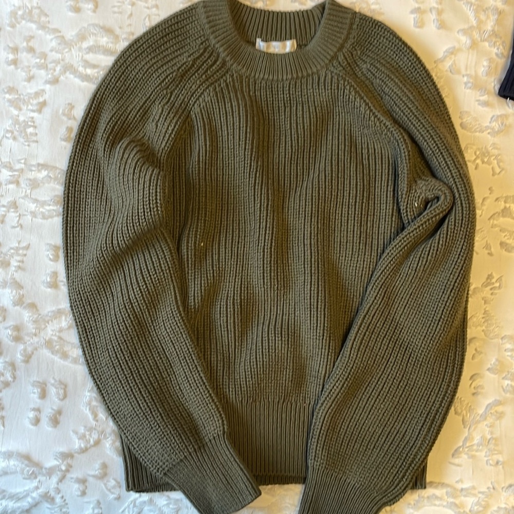 Design History cotton green sweater